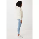Hanorac cu gluga, casual, Unisex, iqoniq, 2410E18383, Bumbac, Crem natur, XXS