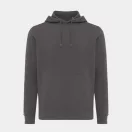 Hanorac cu gluga, casual, Unisex, iqoniq, 2410E18310, Bumbac, Gri anthracite, S