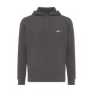 Hanorac cu gluga, casual, Unisex, iqoniq, 2410E18310, Bumbac, Gri anthracite, S
