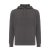 Hanorac cu gluga, casual, Unisex, iqoniq, 2410E18315, Bumbac, Gri anthracite, XXS