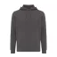 Hanorac cu gluga, casual, Unisex, iqoniq, 2410E18315, Bumbac, Gri anthracite, XXS