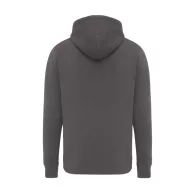   Hanorac cu gluga, casual, Unisex, iqoniq, 2410E18314, Bumbac, Gri anthracite, 3XL