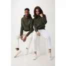 Hanorac cu gluga, casual, Unisex, iqoniq, 2410E18373, Bumbac, Kaki, XXS