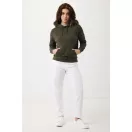 Hanorac cu gluga, casual, Unisex, iqoniq, 2410E18373, Bumbac, Kaki, XXS