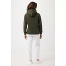 Hanorac cu gluga, casual, Unisex, iqoniq, 2410E18373, Bumbac, Kaki, XXS