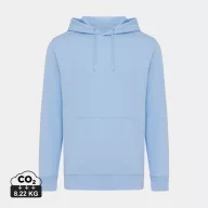   Hanorac cu gluga, Unisex, iqoniq, 2401E13764, Bumbac, Albastru sky, L
