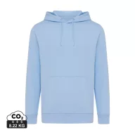   Hanorac cu gluga, Unisex, iqoniq, 2401E13764, Bumbac, Albastru sky, L