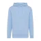 Hanorac cu gluga, Unisex, iqoniq, 2401E13766, Bumbac, Albastru sky, S