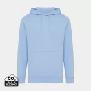 Hanorac cu gluga, Unisex, iqoniq, 2401E13766, Bumbac, Albastru sky, S
