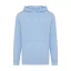 Hanorac cu gluga, casual, Unisex, iqoniq, 2410E18393, Bumbac, Portocaliu sky, XXS