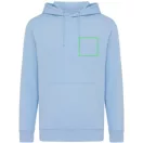 Hanorac cu gluga, casual, Unisex, iqoniq, 2410E18393, Bumbac, Portocaliu sky, XXS