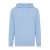 Hanorac cu gluga, Unisex, iqoniq, 2401E13770, Bumbac, Albastru sky, 3XL