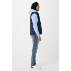 Hanorac cu gluga, Unisex, iqoniq, 2401E13770, Bumbac, Albastru sky, 3XL