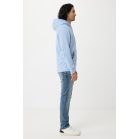 Hanorac cu gluga, Unisex, iqoniq, 2401E13770, Bumbac, Albastru sky, 3XL