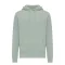 Hanorac cu gluga, casual, Unisex, iqoniq, 2410E18351, Bumbac, Verde ice, M