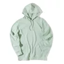 Hanorac cu gluga, casual, Unisex, iqoniq, 2410E18351, Bumbac, Verde ice, M