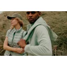 Hanorac cu gluga, casual, Unisex, iqoniq, 2410E18352, Bumbac, Verde ice, S