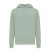 Hanorac cu gluga, casual, Unisex, iqoniq, 2410E18357, Bumbac, Verde ice, XXS