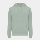 Hanorac cu gluga, casual, Unisex, iqoniq, 2410E18357, Bumbac, Verde ice, XXS