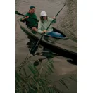 Hanorac cu gluga, casual, Unisex, iqoniq, 2410E18357, Bumbac, Verde ice, XXS