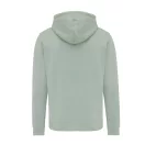 Hanorac cu gluga, casual, Unisex, iqoniq, 2410E18357, Bumbac, Verde ice, XXS