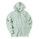 Hanorac cu gluga, casual, Unisex, iqoniq, 2410E18357, Bumbac, Verde ice, XXS