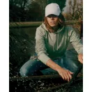 Hanorac cu gluga, casual, Unisex, iqoniq, 2410E18357, Bumbac, Verde ice, XXS