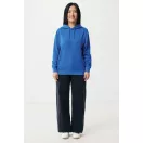 Hanorac cu gluga, Unisex, 2502E10126, iqoniq, Bumbac, Albastru royal, XS