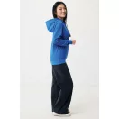 Hanorac cu gluga, Unisex, 2502E10129, iqoniq, Bumbac, Albastru royal, 3XL