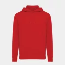 Hanorac cu gluga, casual, Unisex, iqoniq, 2410E18385, Bumbac, Rosu, L