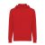 Hanorac cu gluga, casual, Unisex, iqoniq, 2410E18386, Bumbac, Rosu, M