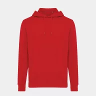   Hanorac cu gluga, casual, Unisex, iqoniq, 2410E18386, Bumbac, Rosu, M