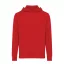 Hanorac cu gluga, casual, Unisex, iqoniq, 2410E18389, Bumbac, Rosu, XS