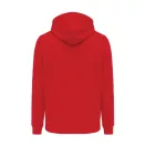 Hanorac cu gluga, casual, Unisex, iqoniq, 2410E18389, Bumbac, Rosu, XS