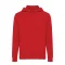 Hanorac cu gluga, casual, Unisex, iqoniq, 2410E18391, Bumbac, Rosu, 3XL