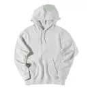 Hanorac cu gluga, casual, Unisex, iqoniq, 2410E18382, Bumbac, Gri light, XXS