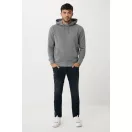 Hanorac cu gluga, casual, Unisex, iqoniq, 2410E18374, Bumbac, Gri light anthracite, L