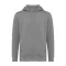 Hanorac cu gluga, casual, Unisex, iqoniq, 2410E18379, Bumbac, Gri light anthracite, XXL