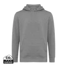Hanorac cu gluga, casual, Unisex, iqoniq, 2410E18379, Bumbac, Gri light anthracite, XXL