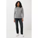Hanorac cu gluga, casual, Unisex, iqoniq, 2410E18381, Bumbac, Gri light anthracite, XXS