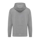 Hanorac cu gluga, casual, Unisex, iqoniq, 2410E18381, Bumbac, Gri light anthracite, XXS