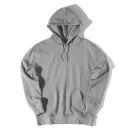 Hanorac cu gluga, casual, Unisex, iqoniq, 2410E18381, Bumbac, Gri light anthracite, XXS