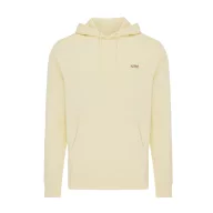   Hanorac cu gluga, casual, Unisex, iqoniq, 2410E18333, Bumbac, Galben crem, L