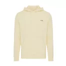 Hanorac cu gluga, casual, Unisex, iqoniq, 2410E18340, Bumbac, Galben crem, XXS