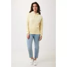Hanorac cu gluga, casual, Unisex, iqoniq, 2410E18340, Bumbac, Galben crem, XXS