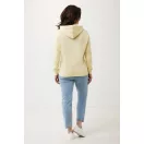 Hanorac cu gluga, casual, Unisex, iqoniq, 2410E18340, Bumbac, Galben crem, XXS