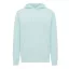 Hanorac cu gluga, Unisex, 2502E10099, iqoniq, Bumbac, Albastru mint, M