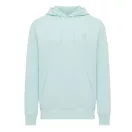 Hanorac cu gluga, Unisex, 2502E10099, iqoniq, Bumbac, Albastru mint, M