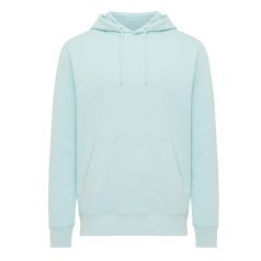   Hanorac cu gluga, Unisex, 2502E10102, iqoniq, Bumbac, Albastru mint, XS
