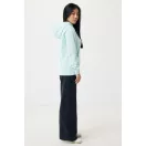Hanorac cu gluga, Unisex, 2502E10102, iqoniq, Bumbac, Albastru mint, XS